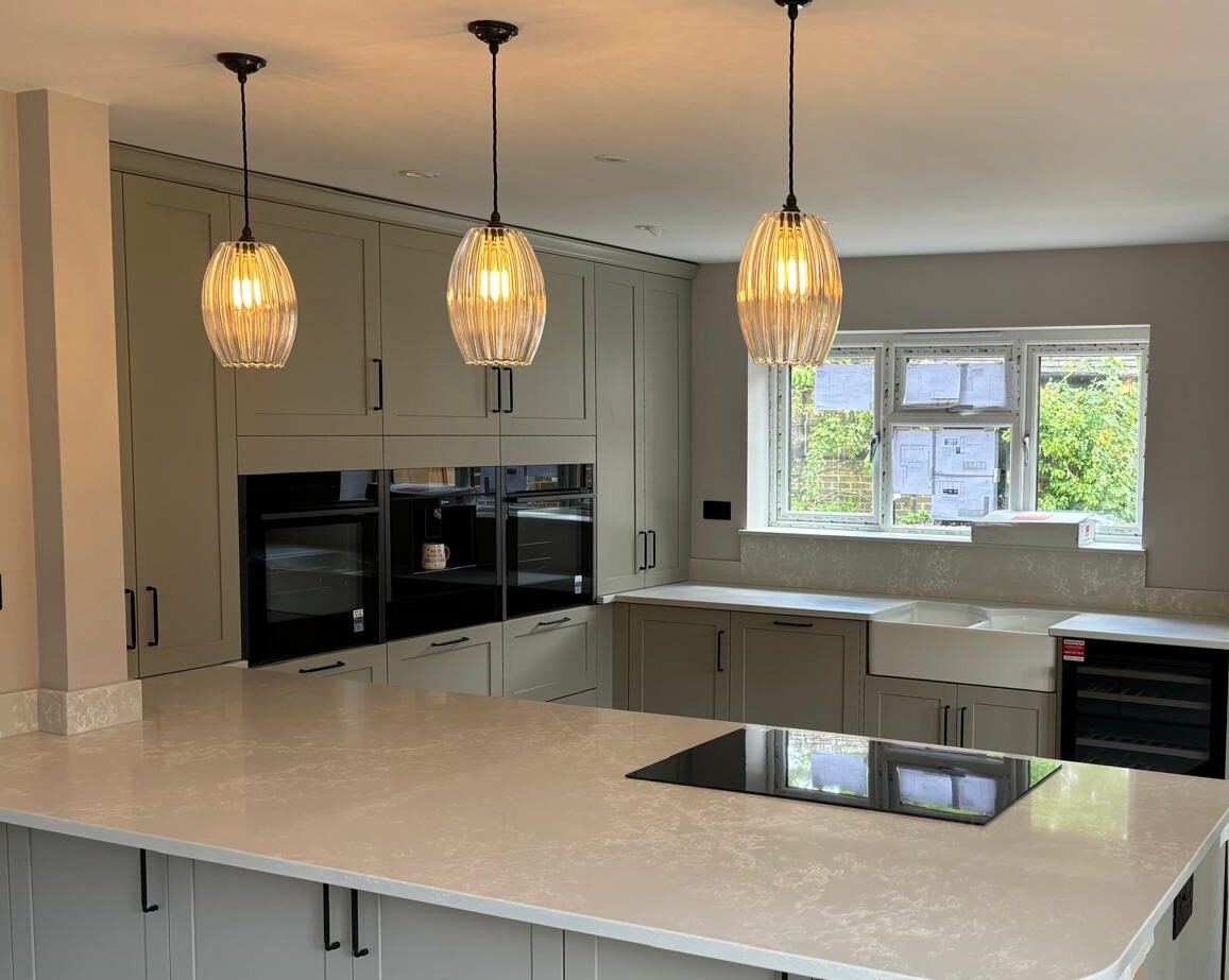 Kitchen lighting and wiring refurbishment