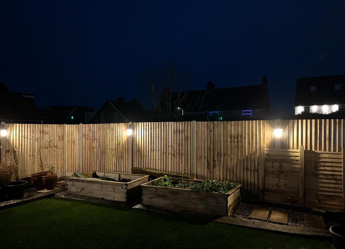 Garden Lighting Installation - Ashford, Kent